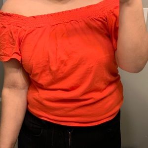 Cute orange J. Crew blouse